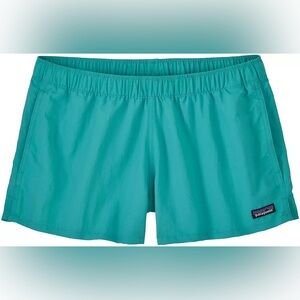 Patagonia Teal Elastic Waist Shorts